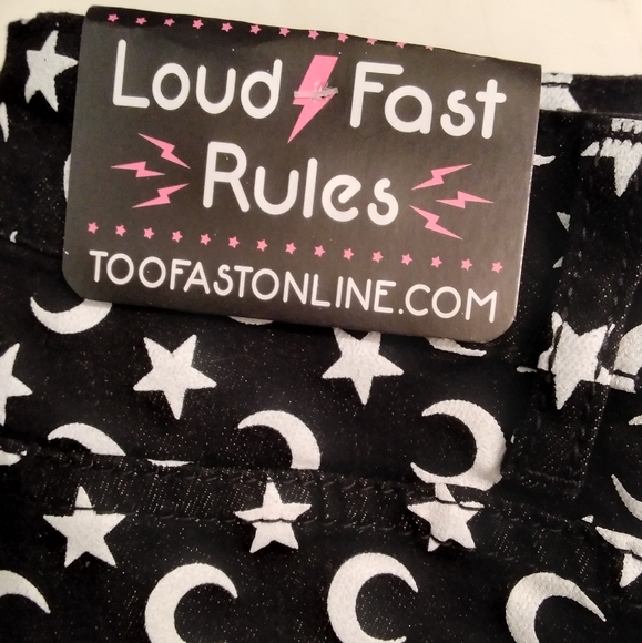 Too Fast Moon Star Jeans - Picture 5 of 6